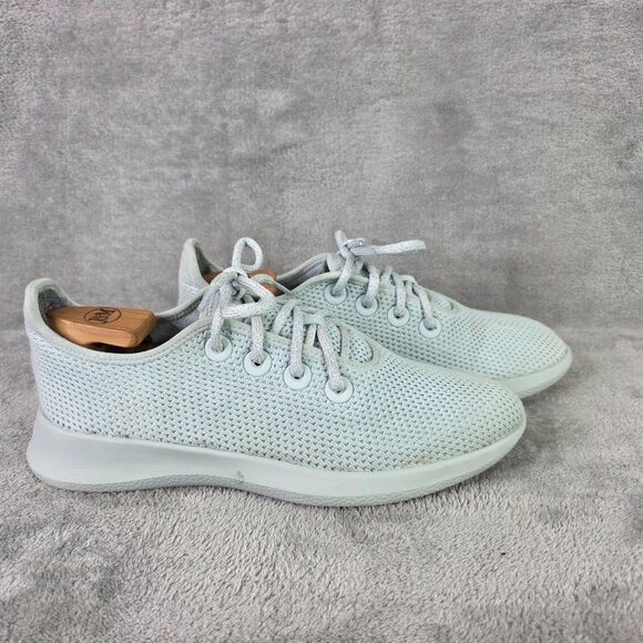 Womens Allbirds Tree Runners Teal Lightweight Sneakers Size W10 - Picture 5 of 7